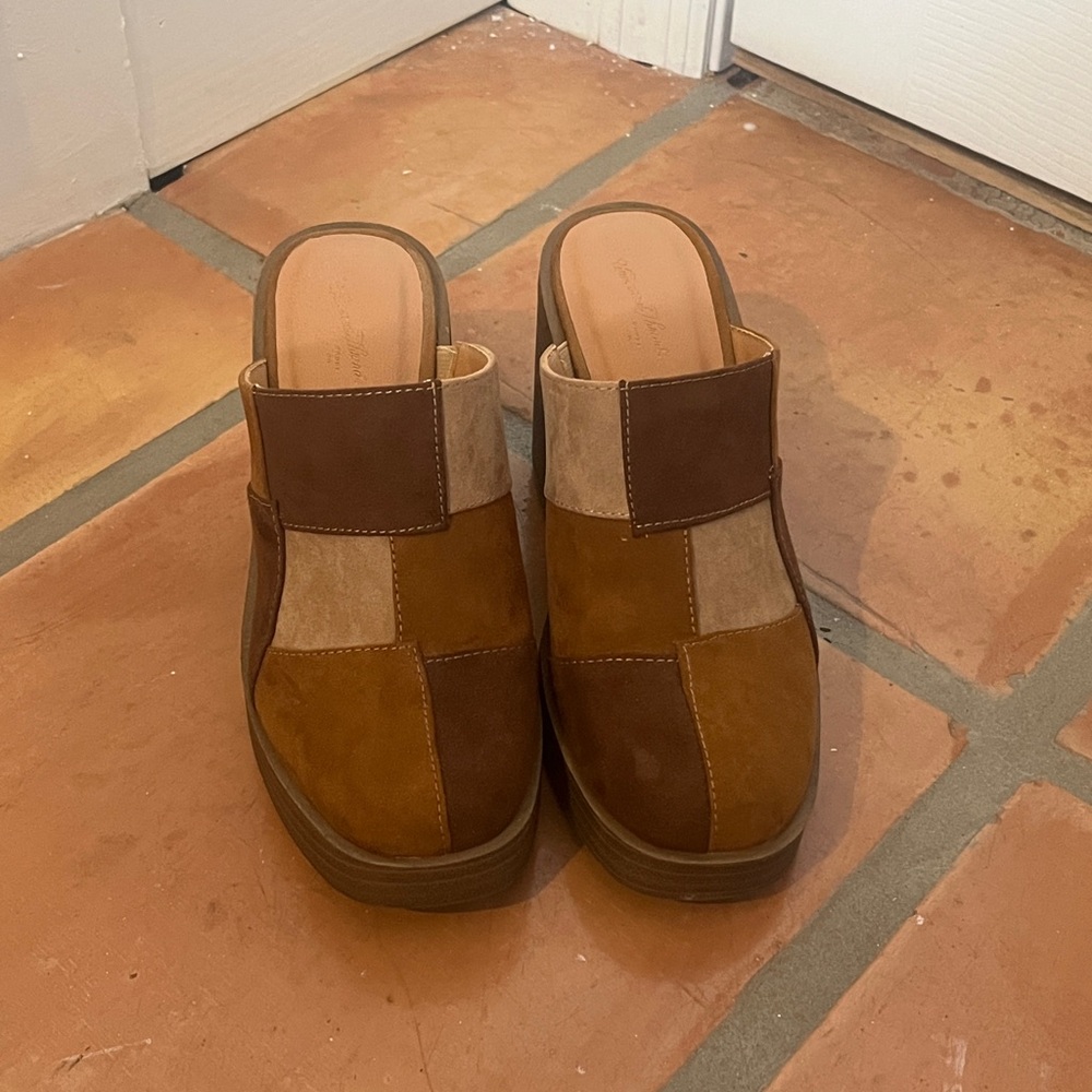 Universal Thread Multi-Tone Block Heel Mules - image 2